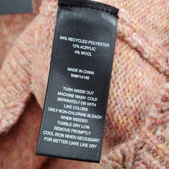 Women's Frye  Scalloped Wool Blend Sweater Size Medium NEW - Picture 4 of 4